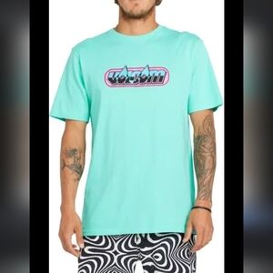 Volcom Men's Aqua T-Shirt